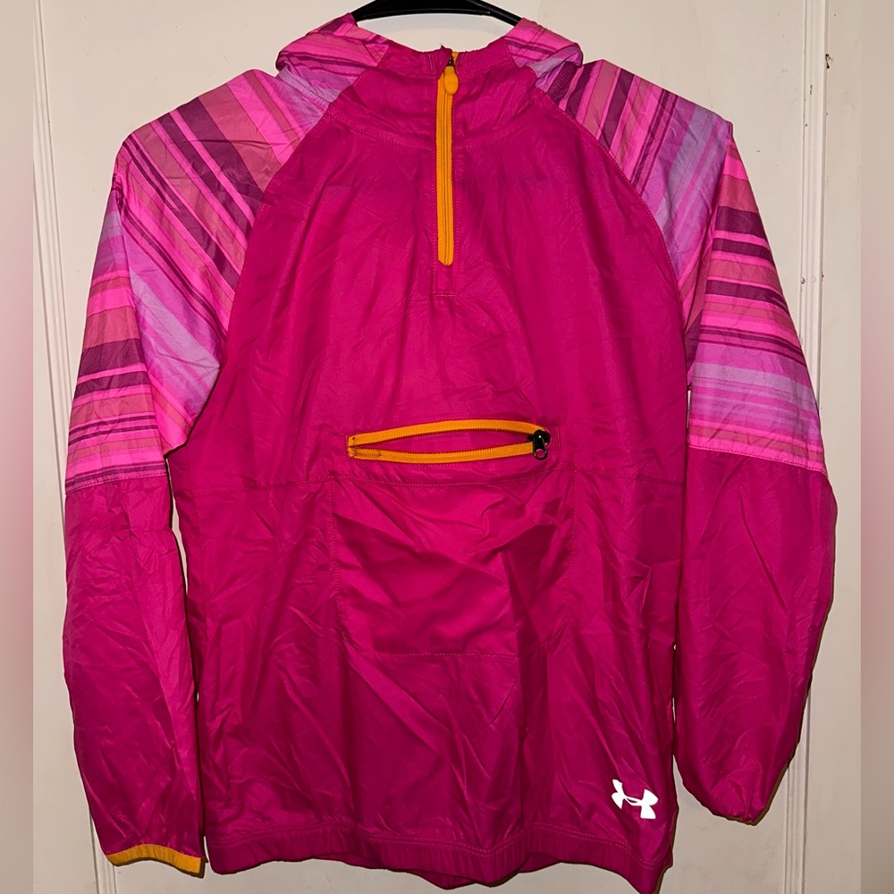 Pink Under Armour Raincoat Size Kids M